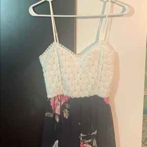 Shot maxi dress